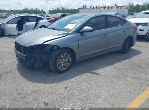 KMHD74LF1HU421231 2017 HYUNDAI ELANTRA Gray Vista tres cuartos delantera izquierda