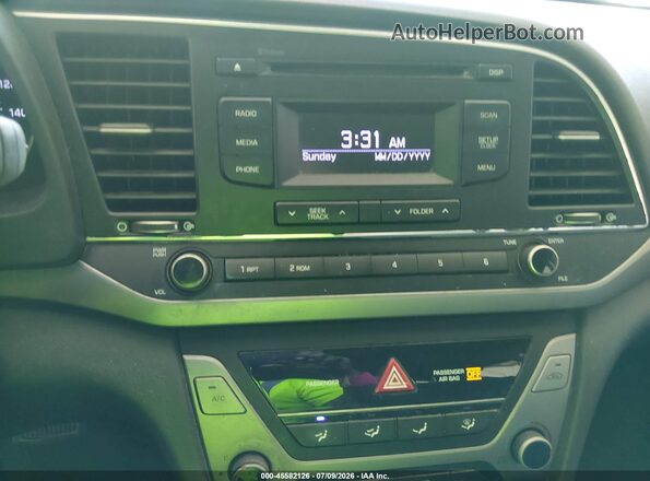 KMHD74LF1JU596391 2018 HYUNDAI ELANTRA Серый 