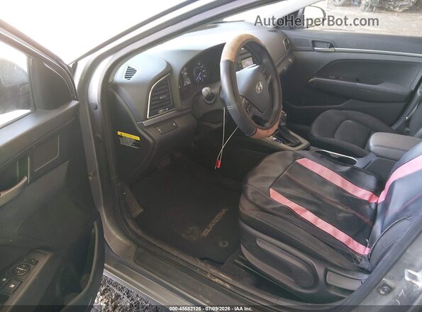KMHD74LF1JU596391 2018 HYUNDAI ELANTRA Серый 