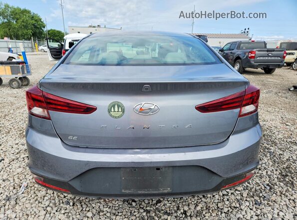 KMHD74LF1KU869590 2019 HYUNDAI ELANTRA Gray Widok z tyłu
