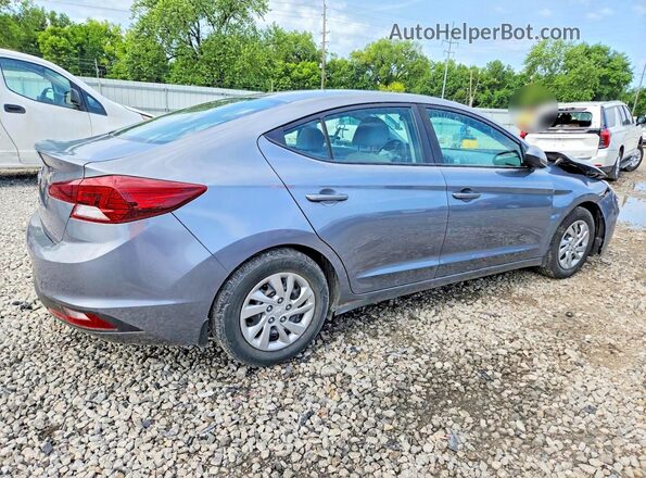 KMHD74LF1KU869590 2019 HYUNDAI ELANTRA Gray Tył prawy