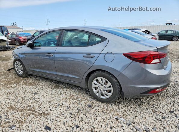 KMHD74LF1KU869590 2019 HYUNDAI ELANTRA Gray Tył lewy