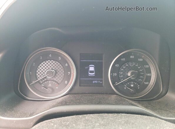 KMHD74LF1LU078462 2020 HYUNDAI ELANTRA Black ხელსაწყოთა პანელის ხედი