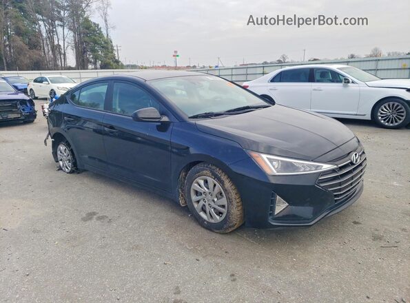 KMHD74LF1LU078462 2020 HYUNDAI ELANTRA Black წინა მარჯვენა