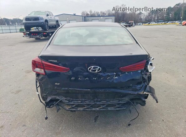 KMHD74LF1LU078462 2020 HYUNDAI ELANTRA Black უკანა ხედი