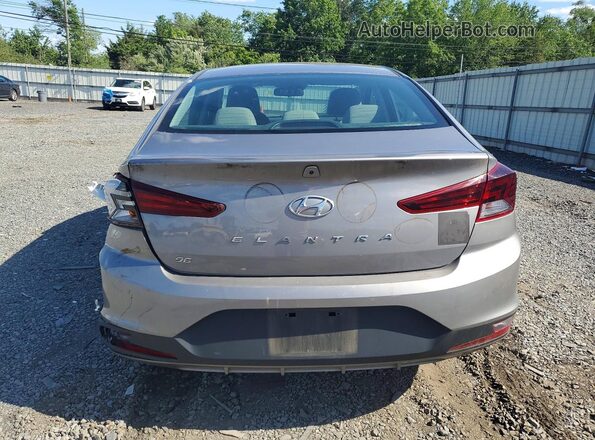 KMHD74LF1LU924590 2020 HYUNDAI ELANTRA Gray Widok z tyłu