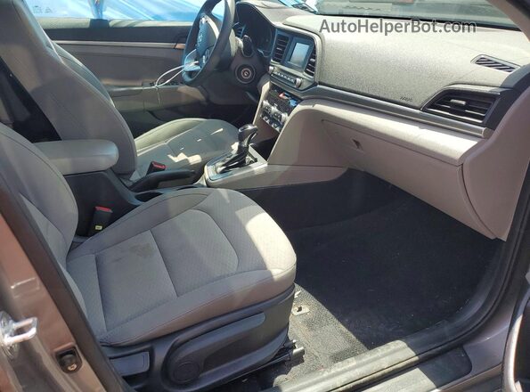 KMHD74LF1LU924590 2020 HYUNDAI ELANTRA Gray Widok wnętrza z przodu