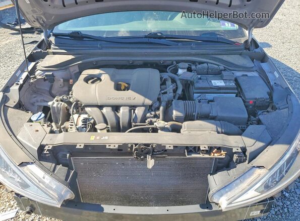 KMHD74LF1LU924590 2020 HYUNDAI ELANTRA Gray Widok wnętrza z tyłu