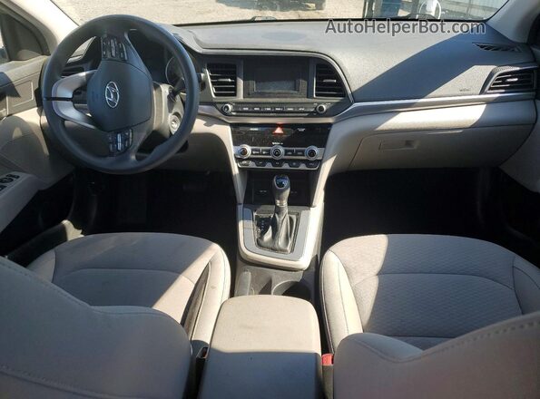 KMHD74LF1LU924590 2020 HYUNDAI ELANTRA Gray Widok deski rozdzielczej