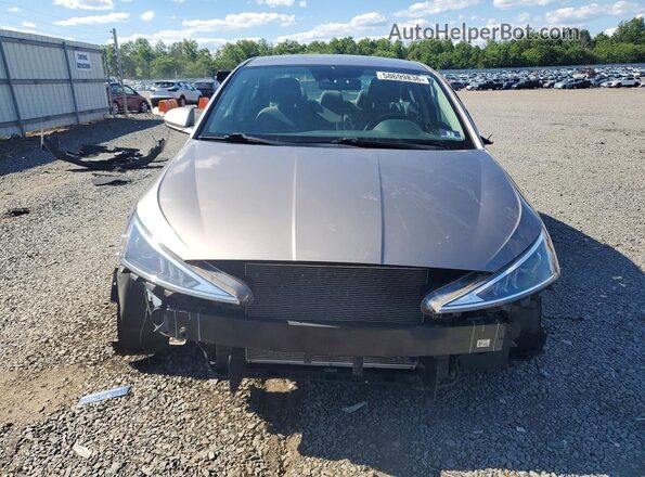 KMHD74LF1LU924590 2020 HYUNDAI ELANTRA Gray Widok z przodu