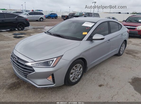 KMHD74LF1LU928820 2020 HYUNDAI ELANTRA Silver წინა მარცხენა ხედი სამი მეოთხედიდან