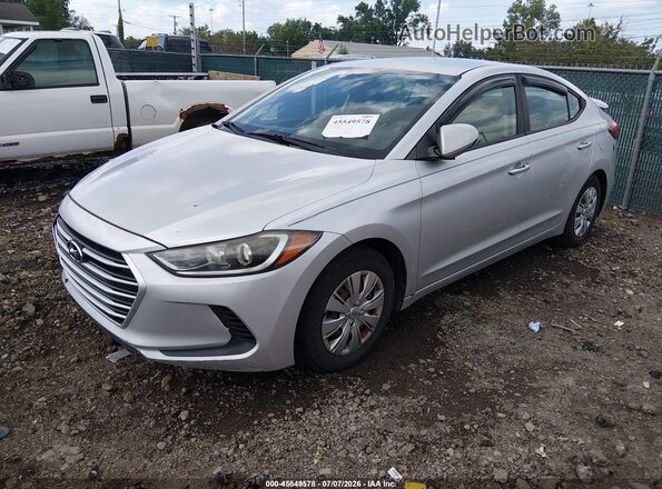 KMHD74LF2HU073066 2017 HYUNDAI ELANTRA Silver Передня ліва чверть