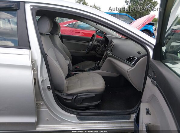 KMHD74LF2HU073066 2017 HYUNDAI ELANTRA Silver Вид салону спереду