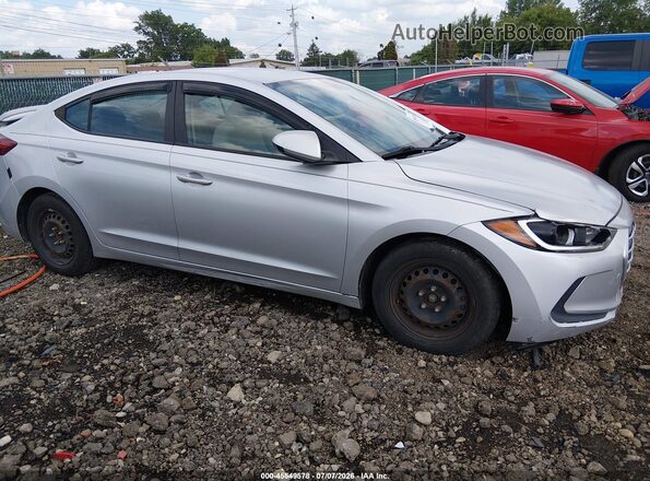 KMHD74LF2HU073066 2017 HYUNDAI ELANTRA Silver Вид задньої частини салону