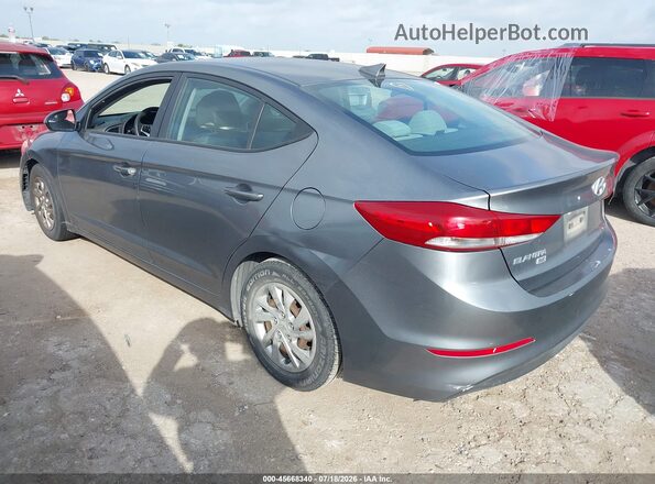 KMHD74LF2HU078803 2017 HYUNDAI ELANTRA Silver Trasero izquierdo