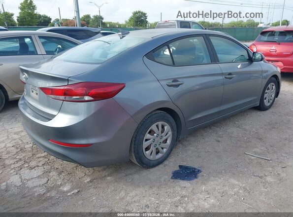 KMHD74LF2HU078803 2017 HYUNDAI ELANTRA Silver Trasero derecho