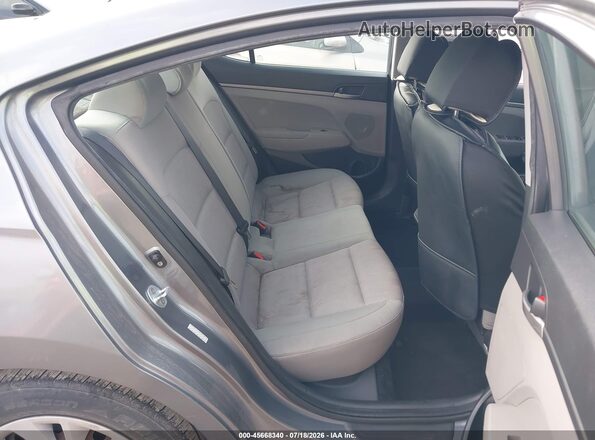 KMHD74LF2HU078803 2017 HYUNDAI ELANTRA Silver Vista de la etiqueta del VIN
