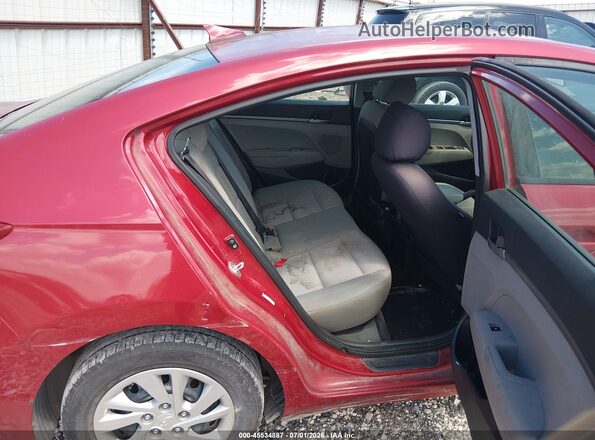 KMHD74LF2HU357720 2017 HYUNDAI ELANTRA Красный Вид наклейки с VIN-кодом