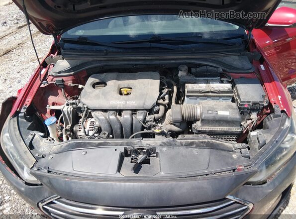 KMHD74LF2HU357720 2017 HYUNDAI ELANTRA Красный Вид сзади