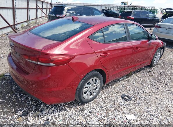 KMHD74LF2HU357720 2017 HYUNDAI ELANTRA Красный Задняя правая четверть
