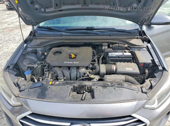 KMHD74LF2HU371309 2017 HYUNDAI ELANTRA Gray Սալոնի հետևի տեսք