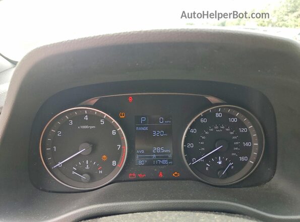 KMHD74LF2HU371309 2017 HYUNDAI ELANTRA Gray Սարքավորումների վահանակի տեսք