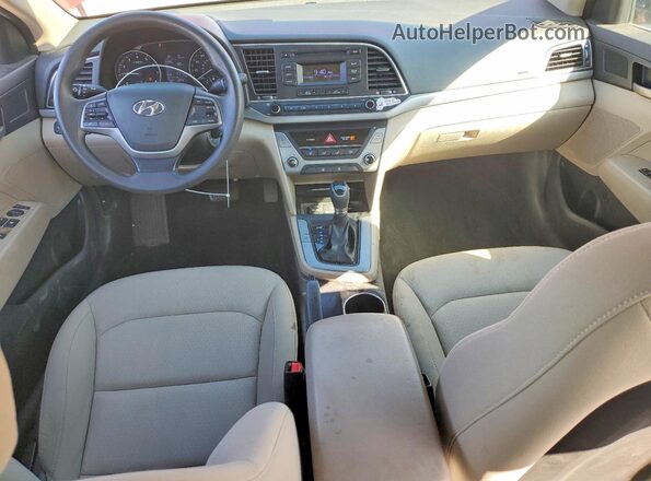 KMHD74LF2HU390362 2017 HYUNDAI ELANTRA Red წინა პანელის ხედი