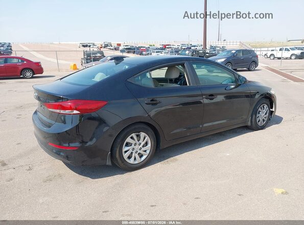 KMHD74LF2HU423652 2017 HYUNDAI ELANTRA Black უკანა მარჯვენა
