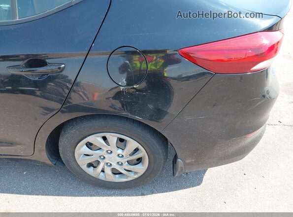 KMHD74LF2HU423652 2017 HYUNDAI ELANTRA Black წინა ხედი