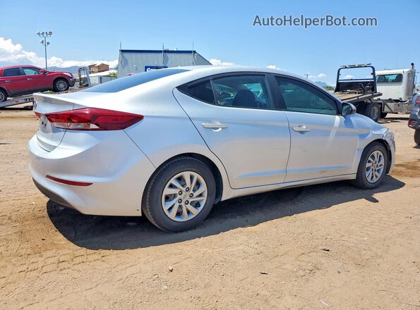 KMHD74LF2JU611626 2018 HYUNDAI ELANTRA Silver Trasero derecho
