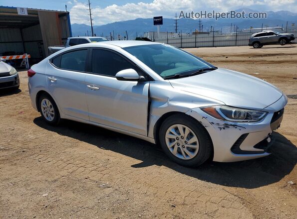 KMHD74LF2JU611626 2018 HYUNDAI ELANTRA Silver Delantero derecho