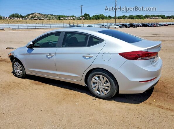 KMHD74LF2JU611626 2018 HYUNDAI ELANTRA Silver Trasero izquierdo