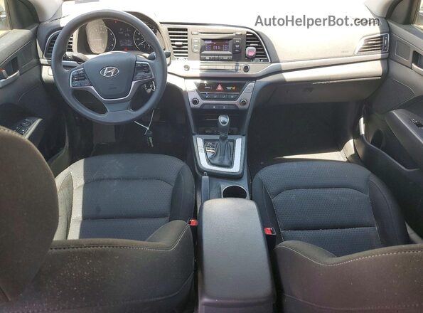 KMHD74LF2JU611626 2018 HYUNDAI ELANTRA Silver Vista del salpicadero