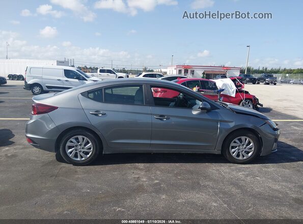 KMHD74LF2KU814078 2019 HYUNDAI ELANTRA Gray Rear interior view