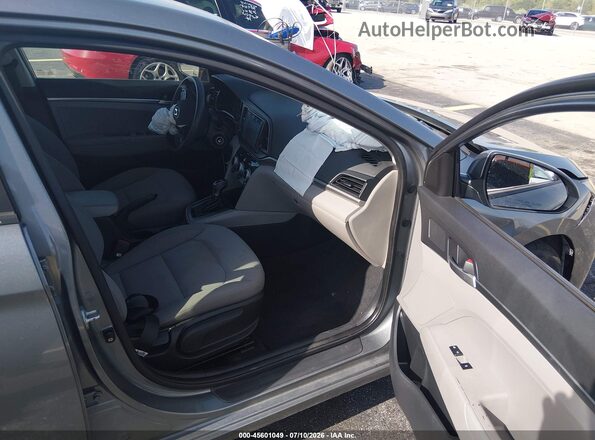 KMHD74LF2KU814078 2019 HYUNDAI ELANTRA Gray Front interior view