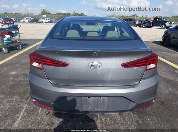 KMHD74LF2KU814078 2019 HYUNDAI ELANTRA Gray 