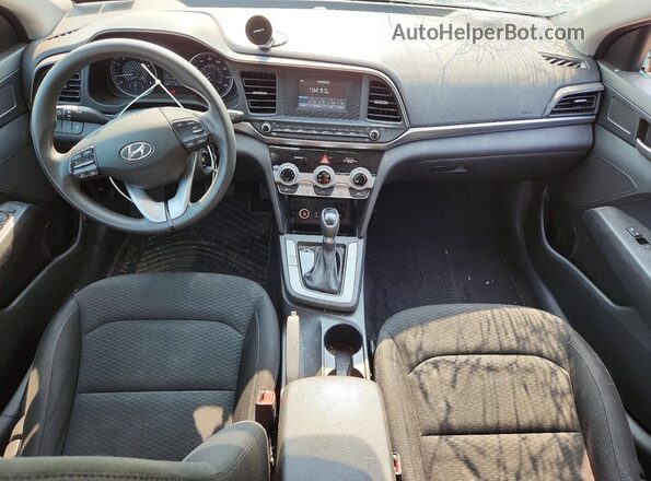 KMHD74LF2KU878590 2019 HYUNDAI ELANTRA Black Առջևի վահանակի տեսք