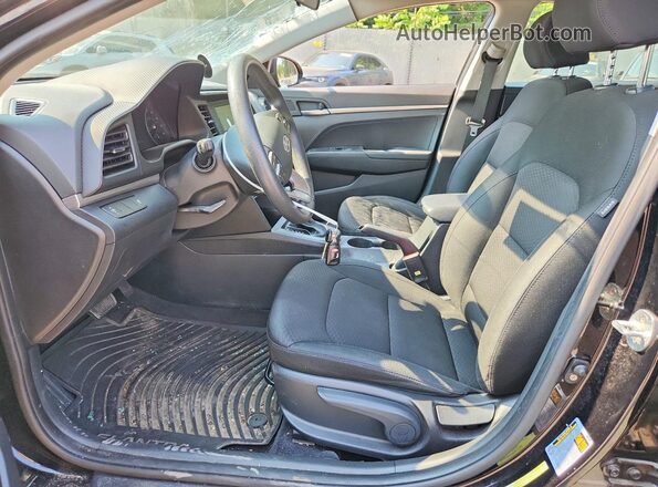 KMHD74LF2KU878590 2019 HYUNDAI ELANTRA Black Սալոնի դիմացի տեսք