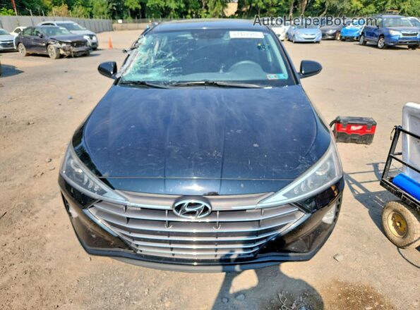 KMHD74LF2KU878590 2019 HYUNDAI ELANTRA Black Դիմացի տեսք