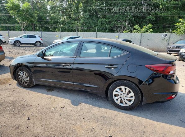 KMHD74LF2KU878590 2019 HYUNDAI ELANTRA Black Հետևի ձախ
