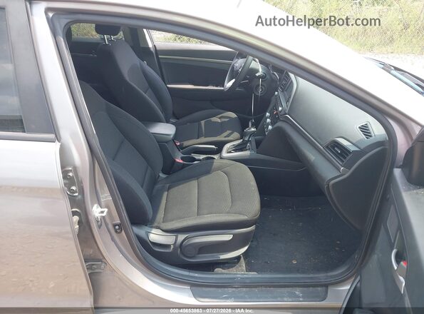 KMHD74LF2LU035880 2020 HYUNDAI ELANTRA Brown Widok wnętrza z przodu