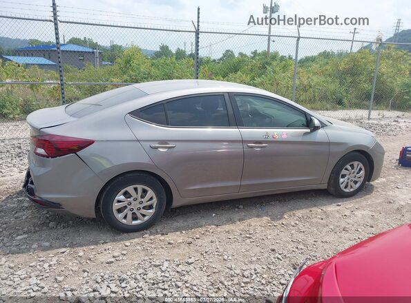 KMHD74LF2LU035880 2020 HYUNDAI ELANTRA Brown Widok wnętrza z tyłu
