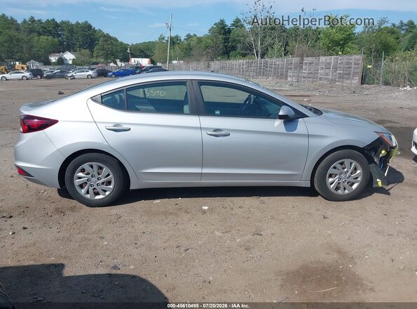 KMHD74LF2LU990310 2020 HYUNDAI ELANTRA Silver Սալոնի հետևի տեսք
