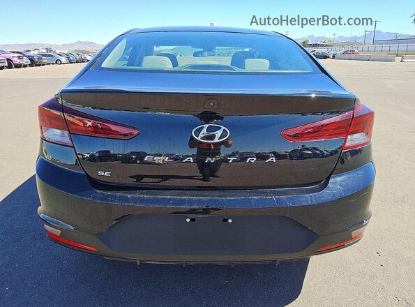 KMHD74LF2LU997094 2020 HYUNDAI ELANTRA Черный Вид сзади