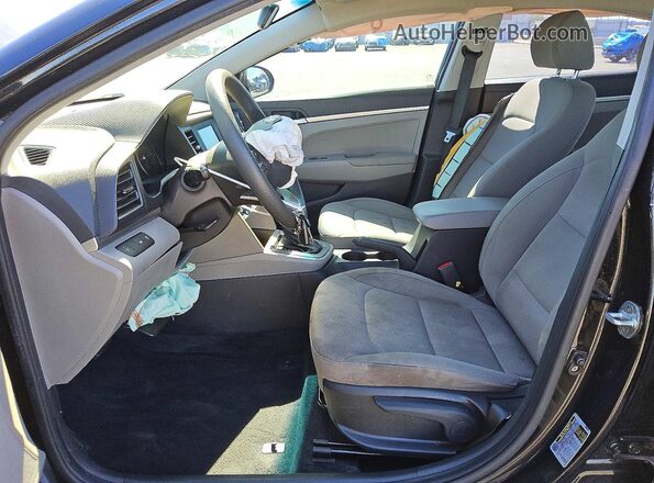 KMHD74LF2LU997094 2020 HYUNDAI ELANTRA Черный Вид салона спереди