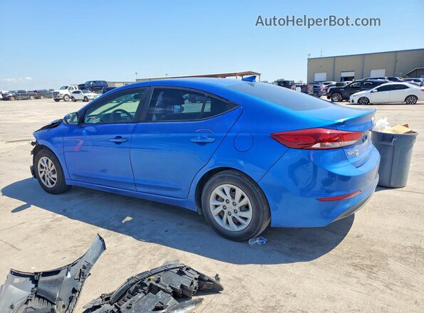 KMHD74LF3HU118726 2017 HYUNDAI ELANTRA Blue უკანა მარცხენა