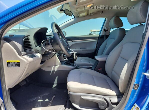 KMHD74LF3HU161088 2017 HYUNDAI ELANTRA Blue Vista interior delantera