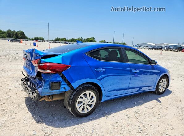 KMHD74LF3HU161088 2017 HYUNDAI ELANTRA Blue Trasero derecho