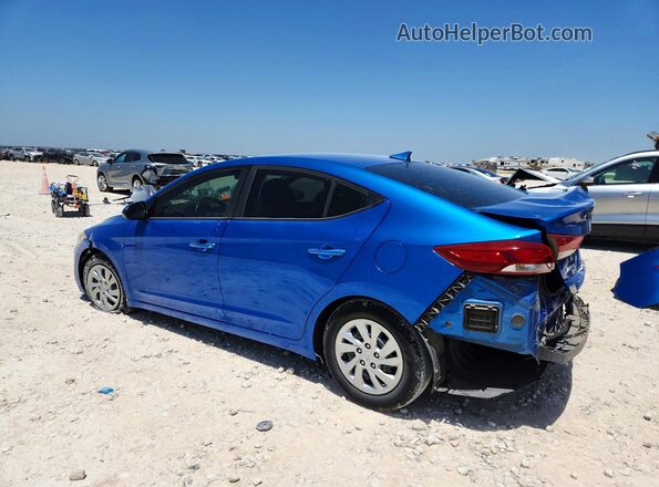 KMHD74LF3HU161088 2017 HYUNDAI ELANTRA Blue Trasero izquierdo