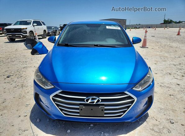 KMHD74LF3HU161088 2017 HYUNDAI ELANTRA Blue Vista frontal